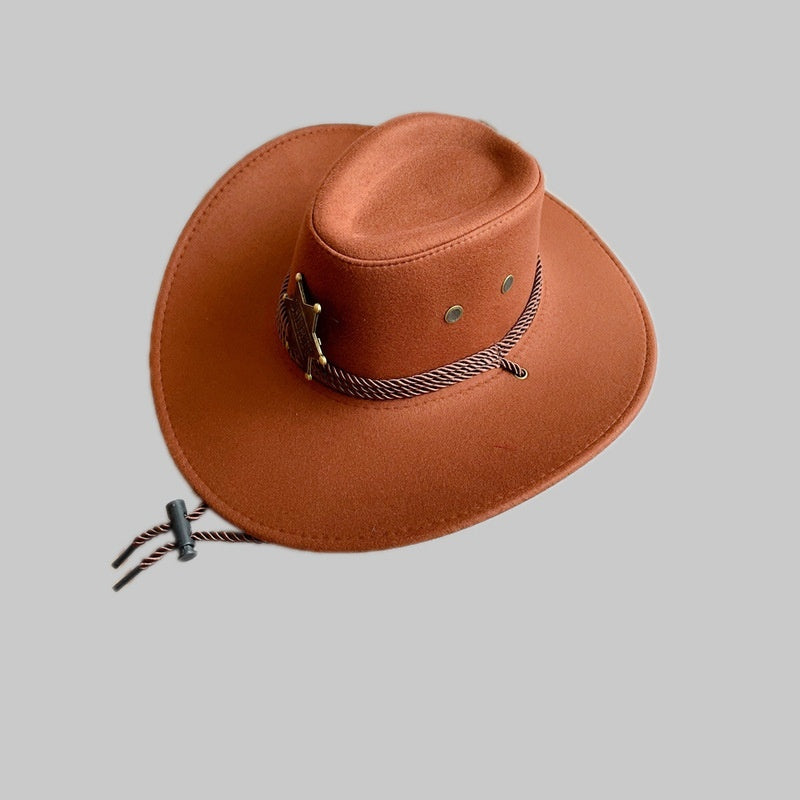 Western Cowboy Hat Outdoor Sunshade Knight's Cap